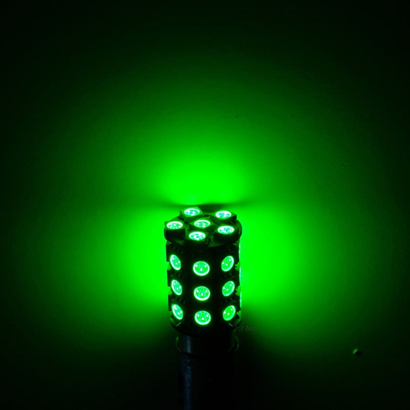 PA LED 2PCS 30SMD 3157 Green Auto LED Bulb 12V for Turn Signal, Side Marker, Stop, Back, Tail Light (3056 3156 3156A 3057 4057 3157 4157 T25 Available) - Image 3